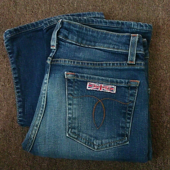 Hudson Jeans Denim - HUDSON Vintage 27 Jeans #109SD Distressed Boot Cut